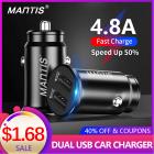 MANTIS USB Car Charger 4.8A Mini Car Phone Charger Adapter in Car For_1